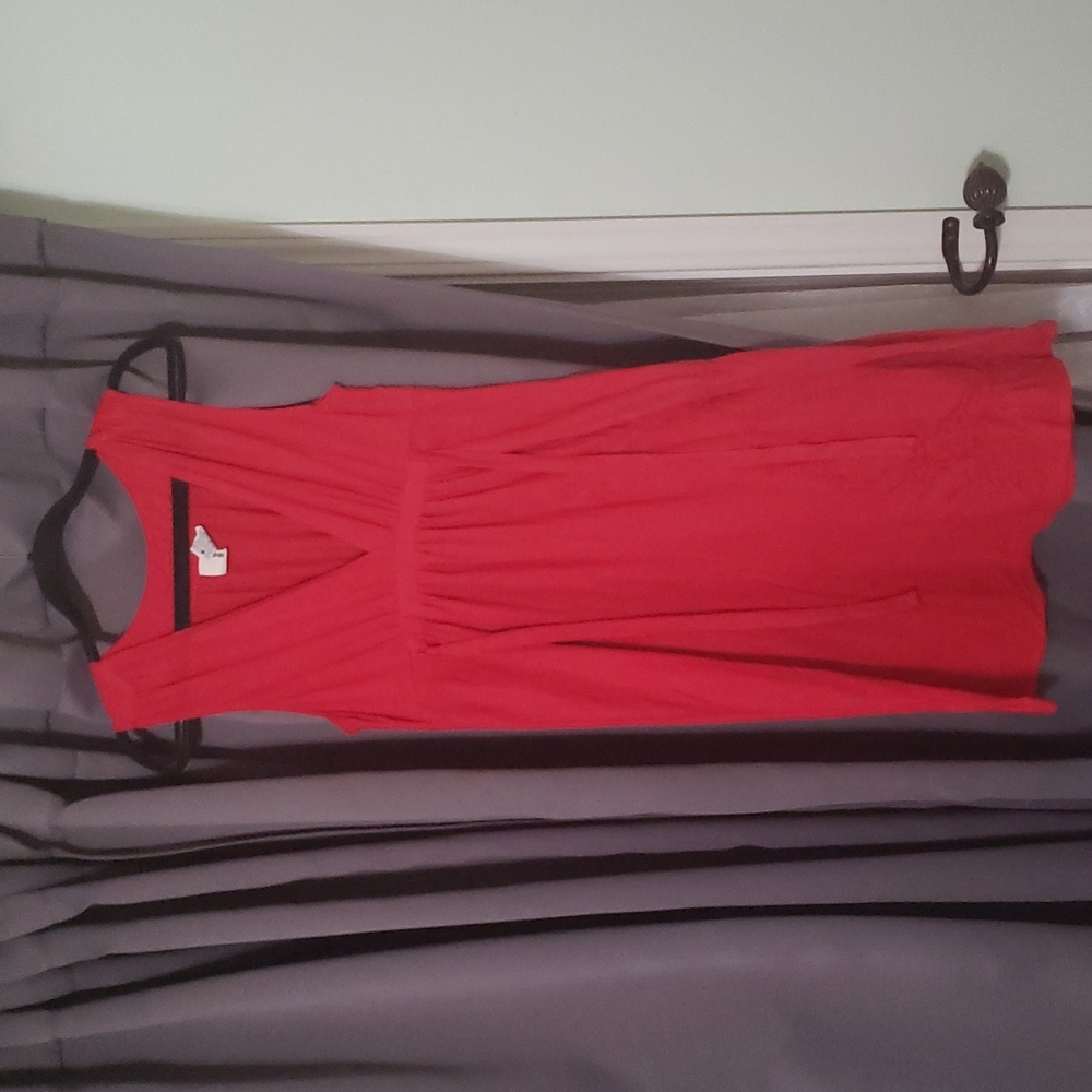Billabong sundress size XL red, knee length